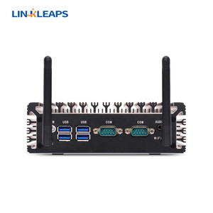 Linkleaps nhỏ gọn Intel Core i3 i5 i7 không quạt công nghiệp Mini PC indulstrial máy tính nhúng hộp PC với 2 GbE 2 RS232 RS485 - Product Image 3