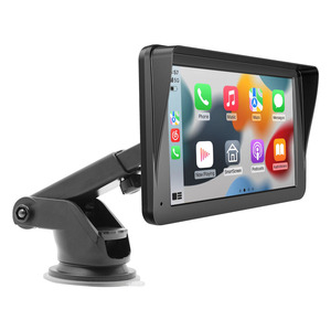 7 pouces tactile Portable Carplay écran Apple Carplay Android affichage automatique autoradio BT <span class=keywords><strong>FM</strong></span> GPS Navigation pour camion voiture - Product Image 1