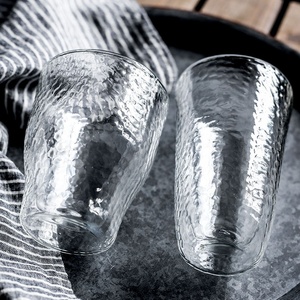 Elegant Design Hammer Pattern <strong>Wine</strong> Glass Drinking <strong>Tumblers</strong> Glass Water Juice Cup - Product Image 5