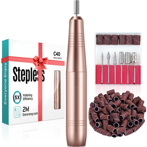 Lime à ongles électrique portable en forme de stylo pour manucure et pédicure, idéale pour les ongles en acrylique, gel et poudre. - Product Image 1