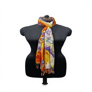Viscose <b>Pashmina</b> Shawl Long Printed Traditional Scarf Fringe Wrap for Women Autumn Winter Gift - Product Image 1