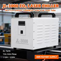 Refroidisseur d'eau laser CO2 portable JL-3000 pour machine de découpe et de gravure laser 40W-80W, vente directe usine OEM