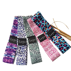 Bandas de Resistencia con Patrón Personalizado para Ejercicios de Piernas y Glúteos, Bandas de Bucle para Yoga, Pilates, Rehabilitación y Fuerza, con Bolsa de Transporte - Product Image 4