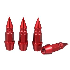 Universal Bullet Shaped Valve <b>Stem</b> <b>Caps</b> For Cars Bicycles Motorcycles Stainless Steel Tubeless Valve General Size American Mouth - Product Image 2