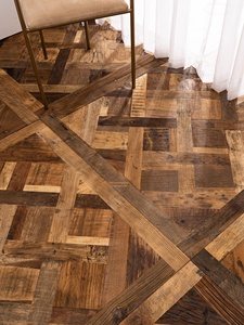 Parqué de Olmo Versailles de Tres Capas, Madera Sintética con Sistema de Click, Estilo Retro Desgastado, 1 Metro de Ancho, para Oficina, Hotel, Personalizado - Product Image 2