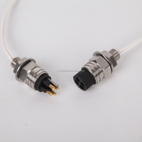 Wet-Mate 2-21 Multi Contact Conector Micro Circular subacuático Cable hermético 10A Corriente nominal Acero inoxidable Cobre