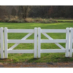 Eco-Vriendelijke 100% Puur Maagdelijke <span class=keywords><strong>Vinyl</strong></span> 3-Rail Pvc Paardenomheining - Product Image 4