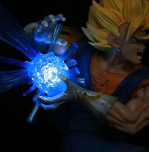 2025 Offre Spéciale 45cm Dragon DBZ Super Saiyan Vegetto avec lumière dessin animé Anime Statue PVC figurine Collection de poupée - Product Image 6