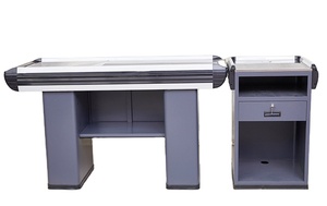 Buena Calidad Precio bajo Checkout Store Supermercado <span class=keywords><strong>Cajero</strong></span> Mostrador Diseño al por menor para la venta - Product Image 2