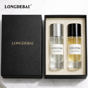 En Stock: Botella de Perfume Redonda de Vidrio Transparente de 10 ml, Botella de Spray de Perfume Vacía de 12 ml y 15 ml, Atomizador de Perfume con Caja de Regalo - Product Image 1