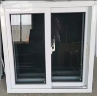 Horizontales UPVC PVC Kunststoff Stahl Flügel Schiebefenster Aus gezeichnete Qualität UPVC Schiebefenster