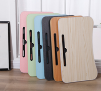 Table pliante en bois pour ordinateur portable, vente en gros, idéale pour chambre, bureau à domicile, mobilier d'intérieur