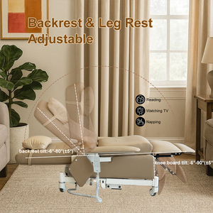 Hastane Mobilyası Elektrikli Yatarlı Diyaliz Koltuğu ve Serum Askılı Hastane Yatar Koltuğu CE ve ISO Sertifikalı Özelleştirilebilir - Product Image 2