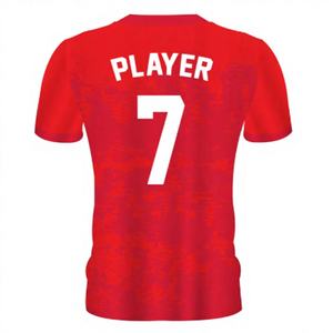 Última Camiseta de Fútbol de la Selección Nacional 2026, Corte Regular, Versión Jugador, Jacquard, Manga Corta de Verano - Product Image 1