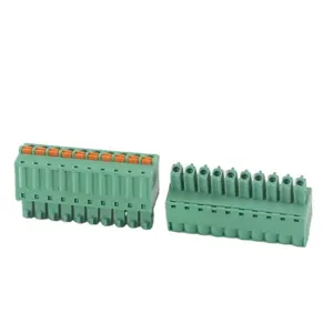 3.5mm 3.81mm Pitch Clamp Female Motorcycle Electric Busbar Connector Copper Pluggable Terminal Block