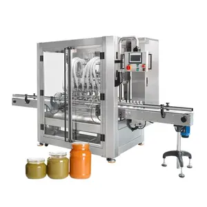 Turnkey complete linear bottling line / automatic filling and capping machine