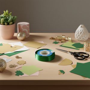 Ilan Satin <b>Ribbon</b> 2.0m 25Y Green D13 - Product Image 3