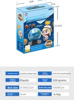 Modèle du Système Solaire Fait Main pour Enfants, Instrument Astro Physique, Jouet Éducatif Précoce, Aide Pédagogique