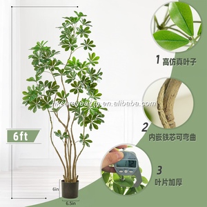 Árbol de Bambú Artificial Grande en Maceta, Hojas de Bambú Falsas Verdes, Estilo Nórdico para Decoración de Interiores, Hogar, Oficina, Jardín, 155 cm - Product Image 3