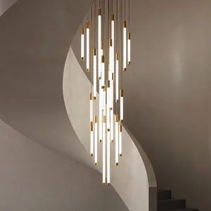 Chandelier Hot Sale Customizable Living Room Hotel Office Building Villa Big Led Ceiling Chandelier