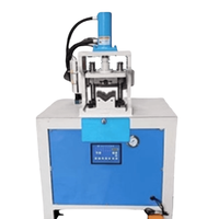 Machine d'encochage de tuyau d'acier inoxydable avec le moteur et le trou de tube de moteur poinçonnant l'angle poinçonnant la machine de cisaillement de marquage