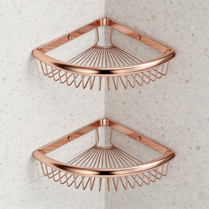 Étagère d'angle triangulaire pour salle de bain Saint Ruijia en acier inoxydable, 1 niveau, pour douche - Product Image 3