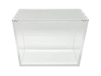 Options personnalisables : Étui moderne en acrylique avec protection magnétique sécurisée d'une seule pièce pour cartes, protection UV