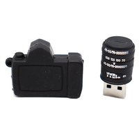 Stik memori 3.0, Flash Drive USB PVC kamera disesuaikan 16GB, stik memori jempol 64GB 2GB 4GB 32GB 16GB 8gb