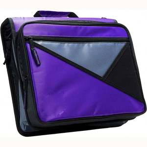 Free Sample BSCI Zipper <b>Binder</b>, Fabric, 2 Inch 3 <b>Ring</b> <b>Binder</b> With 4 Inch Capacity, Assorted Colors, Color Selected for You - Product Image 1