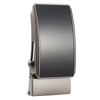 Boucle de ceinture automatique à cliquet en alliage pour homme LY36-23560, boucle à rouleau à motif géométrique de remplacement, convient aux ceintures de 35 mm