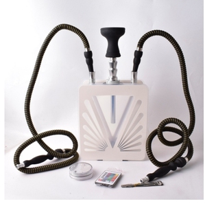 Set de Cachimba de Viaje con Todo lo Necesario: Cachimba Moderna de Acrílico, Manguera de Silicona, Cazoleta Phunnel y Mango de Silicona para Cazoleta Phunnel - Product Image 2