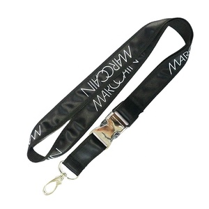 Hai Lớp Satin Dây Buộc Với Logo Tùy Chỉnh In Polyester ID Huy Hiệu Cổ Dây Buộc Keychain Dây Đeo - Product Image 6