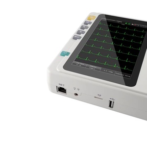 Xách tay <span class=keywords><strong>12</strong></span> CHÌ 3 kênh ekg thiết bị thú y JZ-TEC301 điện tử cầm tay <span class=keywords><strong>ECG</strong></span> máy cho tim Giám sát - Product Image 4