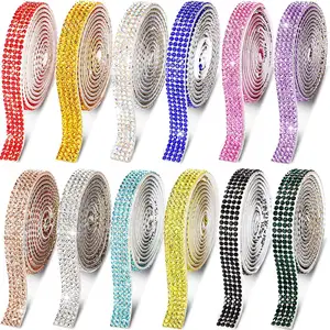 DIY Self-Adhesive Rhinestone Tape For Clothing Accessories And Hot Melt Glue DIY Gifts And Car Decor