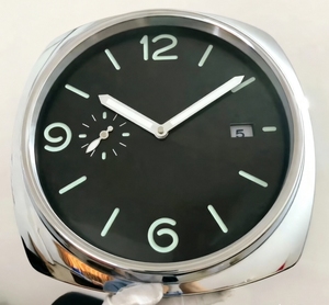 <span class=keywords><strong>Orologio</strong></span> da <span class=keywords><strong>Parete</strong></span> Moderno in Acciaio Inossidabile, Design Quadrato con Lancette, Motivo Still Life per Soggiorno - Product Image 5