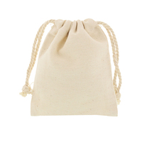 Pochette d'emballage cadeau en lin et coton écologique, sac à cordon personnalisé en coton biologique, vente en gros