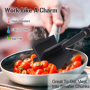 Utensilio de Cocina de 5 Cuchillas Resistente al Calor <span class=keywords><strong>y</strong></span> Antideslizante <span class=keywords><strong>para</strong></span> Picar Carne, Machacar Papas <span class=keywords><strong>y</strong></span> <span class=keywords><strong>Preparar</strong></span> Hamburguesas - ¡Oferta Especial! - Product Image 2