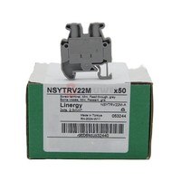 Terminal Blok Mini NSYTRV22M Konektor Kabel Sambungan Sekrup Rel DIN untuk Otomasi Industri PLC CNC (Tipe PCB)