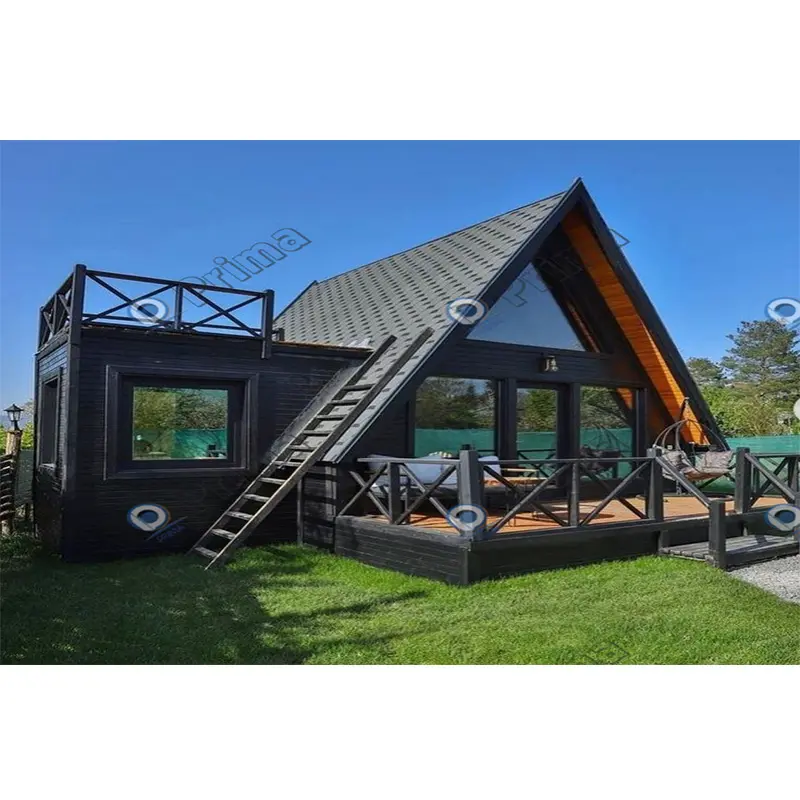 Đúc Sẵn Nhà Gỗ Prefab Luxury Log Cabin Nhà Gỗ