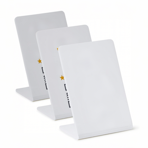 حامل عرض مخصص لبطاقات هدايا جوجل بلاي ورقائق NFC مع رمز QR للاتصال اللاسلكي وتقييمات جوجل - Product Image 1