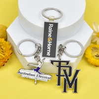 Porte-clés personnalisé avec texte de marque, motif danseur et lettres superposées, pour entreprises, événements de danse, vente en gros