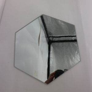 Custom Factory Hot Selling 18x21cm or Customized Size Silver Hexagonal <strong>Wall</strong> <strong>Mirror</strong> <strong>Set</strong> Art <strong>Wall</strong> Decoration Hexagonal <strong>Mirror</strong> - Product Image 4