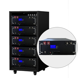 Batterie lithium-ion montée sur rack, batterie au phosphate de fer lithium 48V 51.2V 100AH 5Kwh, système de stockage d'énergie solaire domestique - Product Image 1
