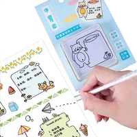 Prix d'usine – Fournitures de planification pour enfants : Ensemble de tampons flash en plastique personnalisables pour la planification quotidienne, les voyages, la gestion du temps, les listes de contrôle, etc.