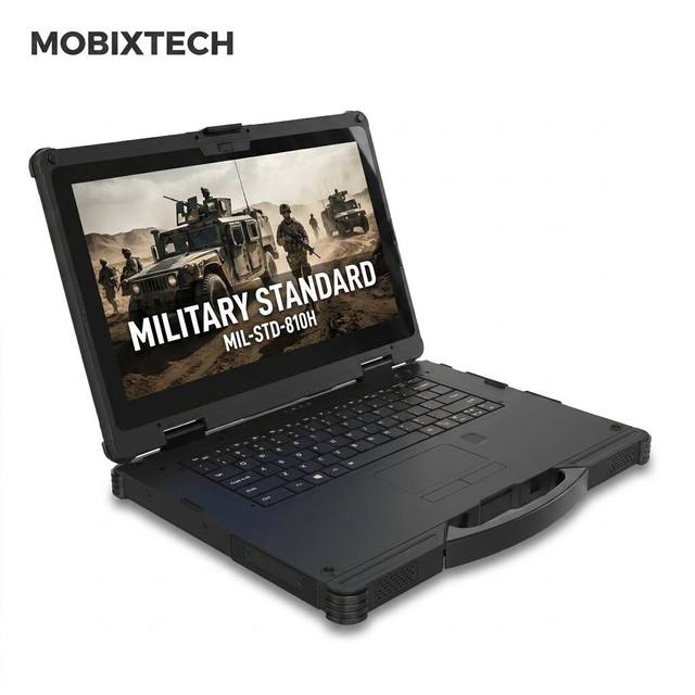 ODM/ OEM Rugged Laptop 15.6 Inch Windows 11 Pro 16GB/ 32GB RAM Replaceable SSD 1000 Nits Hot Swappable Battery IP65 MIL-STD-810H