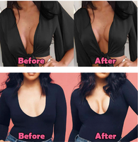 Cinta Adhesiva Impermeable Profesional Xingda para Levantar y Dar Forma a los Senos, para Vestidos sin Espalda, Incluye Cubrepezones