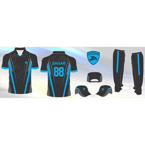 Équipe de cricket nouvelle robe vêtements impression uniforme de conception de maillot d'équipe IPL - Product Image 3