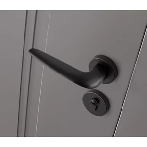 Juego de Manijas Magnéticas Silenciosas para <span class=keywords><strong>Puerta</strong></span>, de Aleación de Zinc Amarillenta, Modernas, para Interiores, para Dormitorio, Sala de Estar, Uso Doméstico - Product Image 6