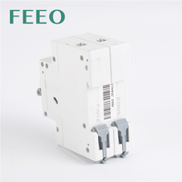C Tipo 1P 1A 2A 3A 4A 6A 10A 16A 20A 25A 32A 40A 50A 60A MCB Ac 12V DC Disyuntor en miniatura