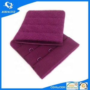 48mm 3*3 tối Tím chất lượng tốt polyester áo ngực móc và băng mắt - Product Image 4